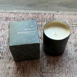Anthropologie Capri Blue Fir & Firewood Candle